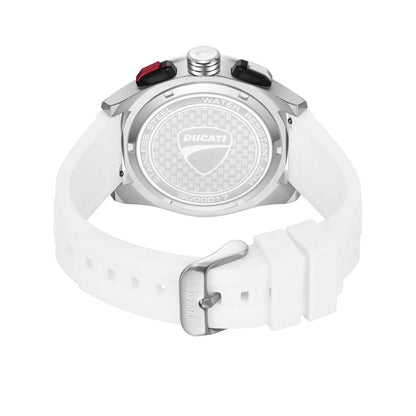 Ducati DTWGO0001702 DT11 Chronograph White Silicon Strap