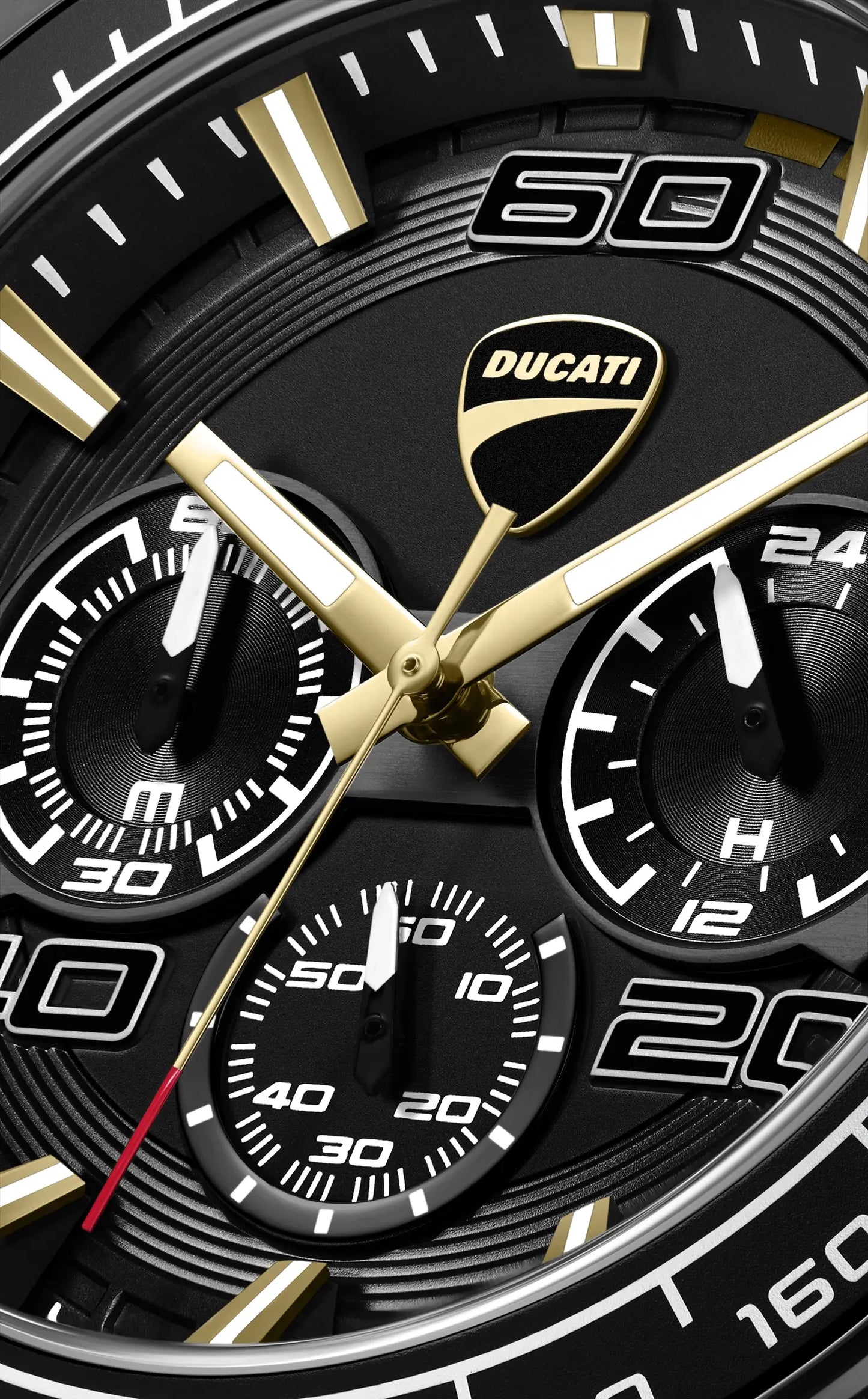 Ducati DTWGO0001703 DT11 Chronograph Black Silicon Strap