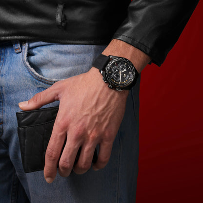 Ducati DTWGO0001703 DT11 Chronograph Black Silicon Strap