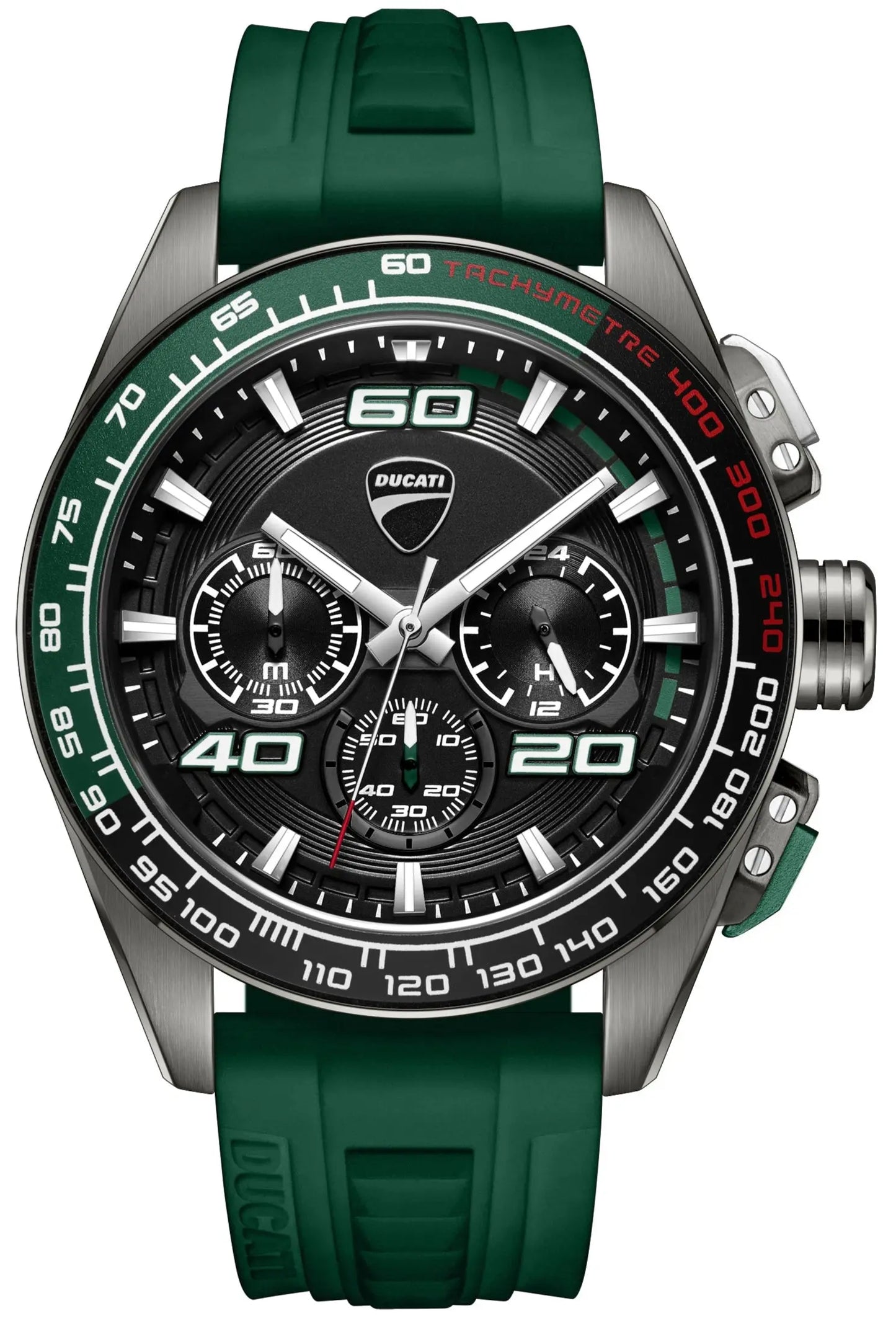 Ducati DTWGO0001704 DT11 Chronograph Green Silicon Strap