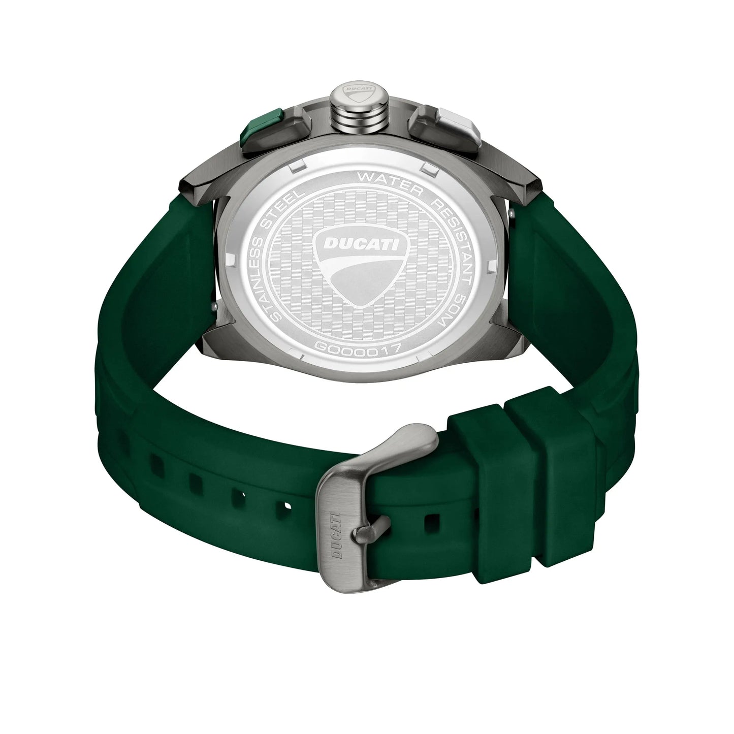 Ducati DTWGO0001704 DT11 Chronograph Green Silicon Strap