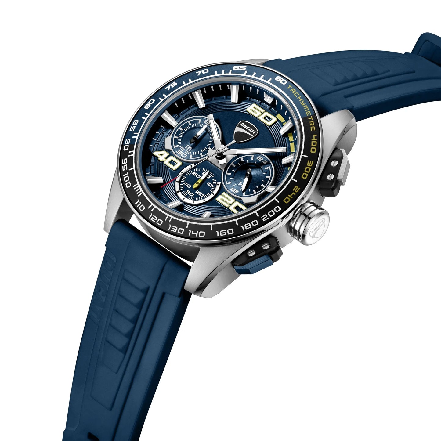 Ducati DTWGO0001705 DT11 Chronograph Blue Silicon Strap