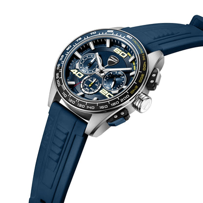 Ducati DTWGO0001705 DT11 Chronograph Blue Silicon Strap