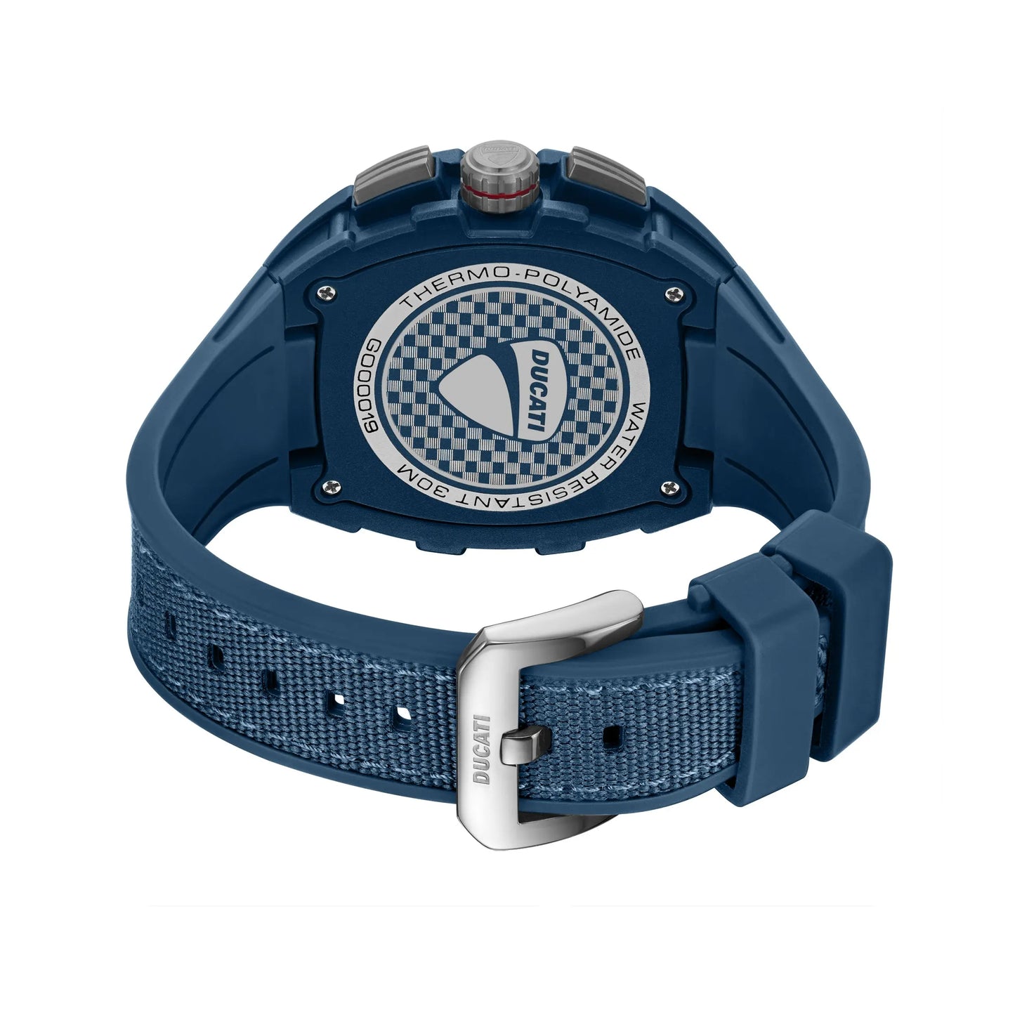 Ducati DTWGO0001901 DT13 Blue Fabric-Silicon Strap