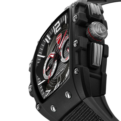 Ducati DTWGO0001902 DT13 Black Fabric-Silicon Strap
