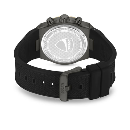Ducati DTWGO0002505 Trailmaster Chronograph Black Silicon Strap