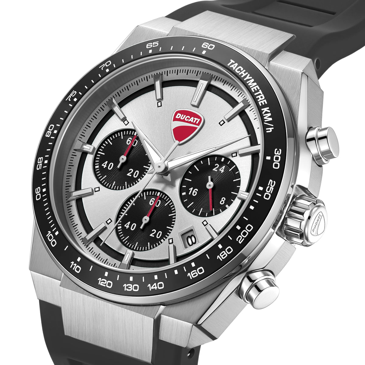 Ducati DTWGO0003203 Nitro Chronograph Black Silicon Strap