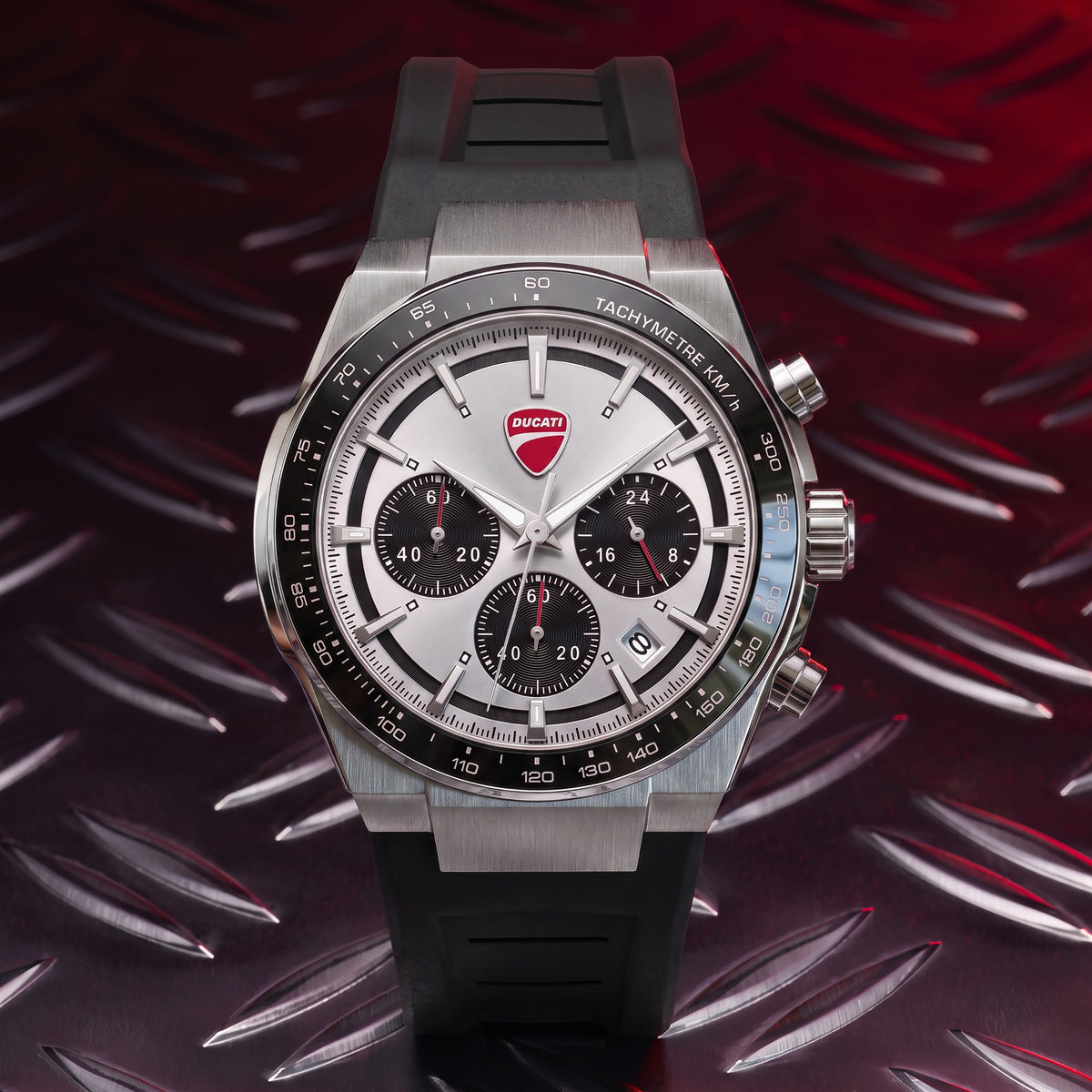 Ducati DTWGO0003203 Nitro Chronograph Black Silicon Strap