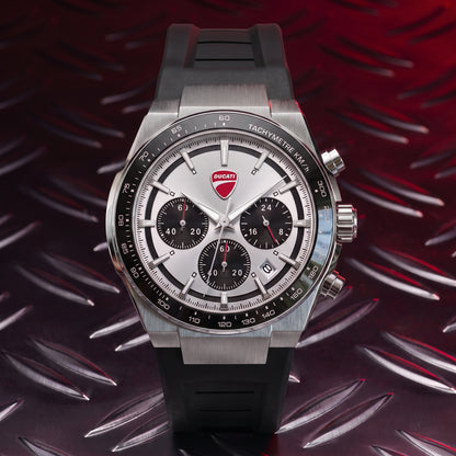 Ducati DTWGO0003203 Nitro Chronograph Black Silicon Strap