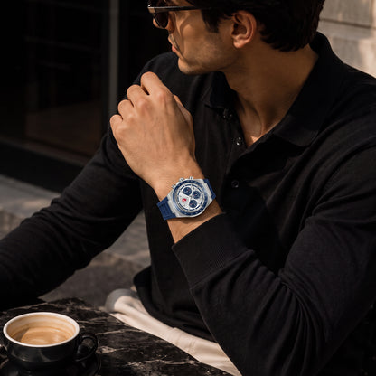Ducati DTWGO0003204 Nitro Chronograph Blue Silicon Strap