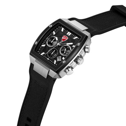 Ducati DTWGO0004901 Force Chronograph Black Silicon Strap