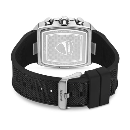 Ducati DTWGO0004901 Force Chronograph Black Silicon Strap