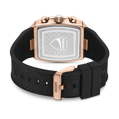Ducati DTWGO0004902 Force Chronograph Black Silicon Strap