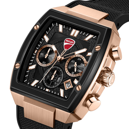 Ducati DTWGO0004902 Force Chronograph Black Silicon Strap