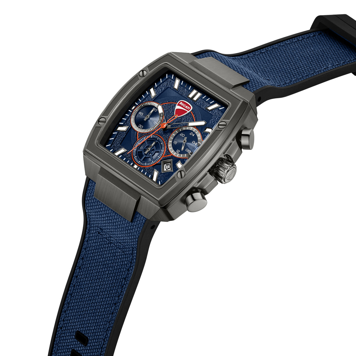 Ducati DTWGO0004903 Force Chronograph Blue Silicon Strap