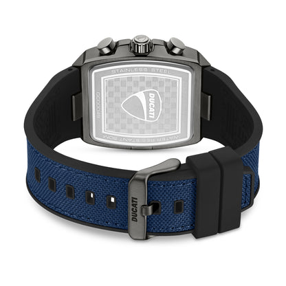 Ducati DTWGO0004903 Force Chronograph Blue Silicon Strap