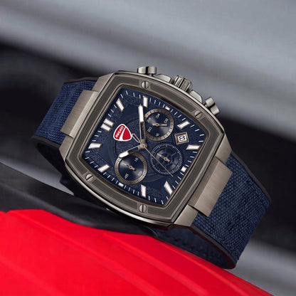 Ducati DTWGO0004903 Force Chronograph Blue Silicon Strap