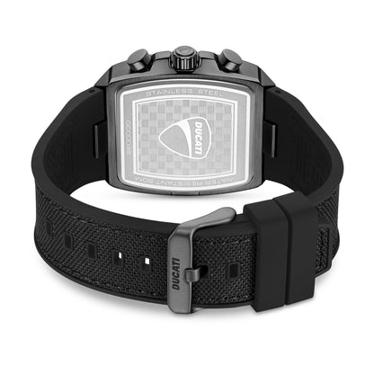 Ducati DTWGO0004904 Force Chronograph Black Silicon Strap