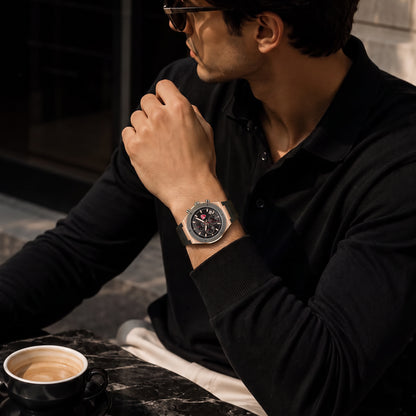 Ducati DTWGO0005002 Frontier Chronograph Black Silicon Strap
