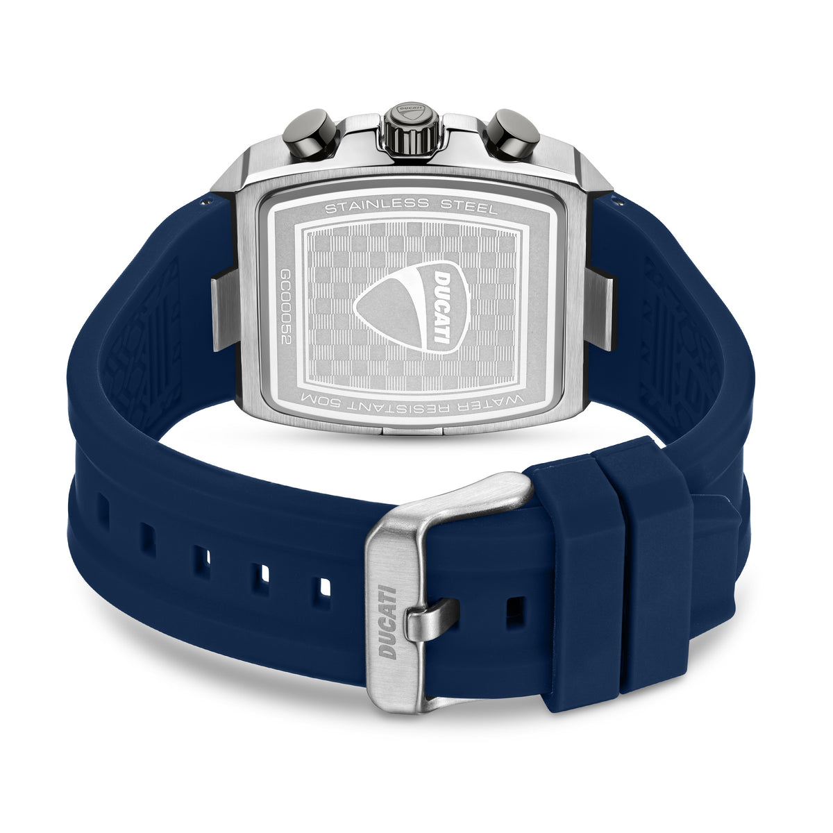Ducati DTWGO0005203 Pioneer Chronograph Blue Silicon Strap