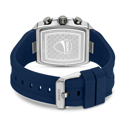 Ducati DTWGO0005203 Pioneer Chronograph Blue Silicon Strap