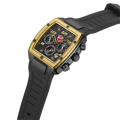 Ducati DTWGO0005204 Pioneer Chronograph Black Silicon Strap