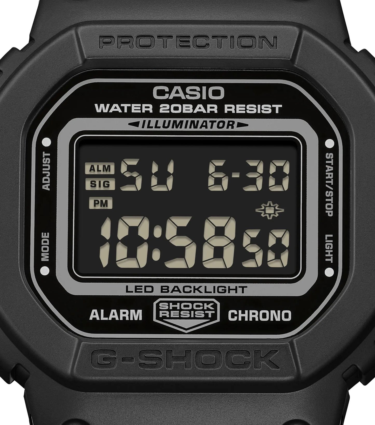 Casio DW-5600MNC-1ER G-Shock Black Fabric Strap