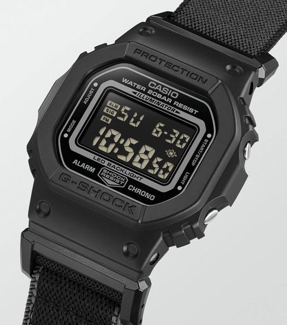Casio DW-5600MNC-1ER G-Shock Black Fabric Strap