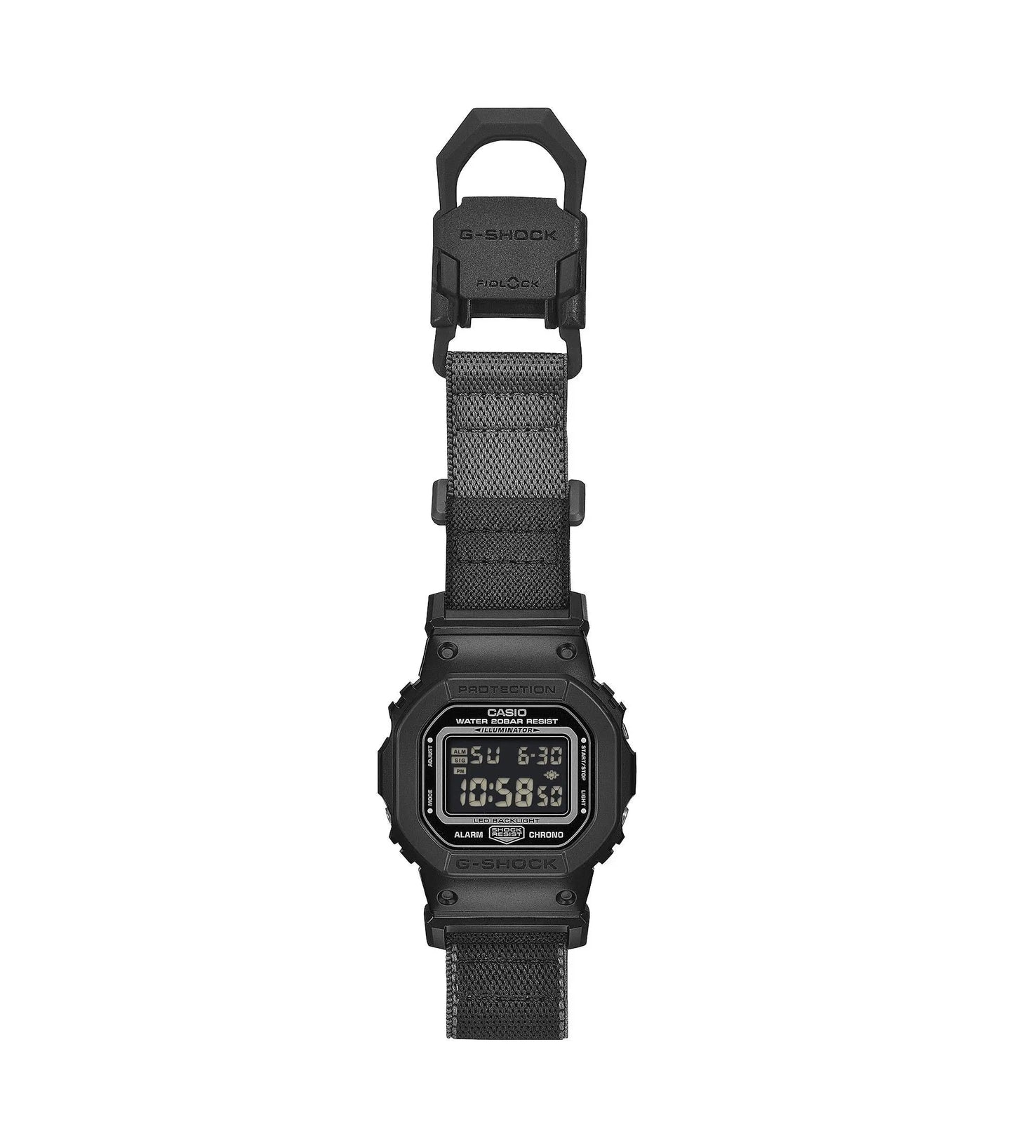 Casio DW-5600MNC-1ER G-Shock Black Fabric Strap