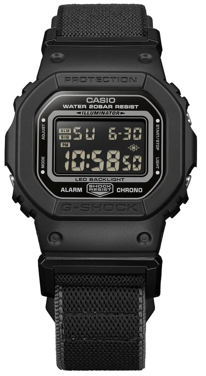 Casio DW-5600MNC-1ER G-Shock Black Fabric Strap