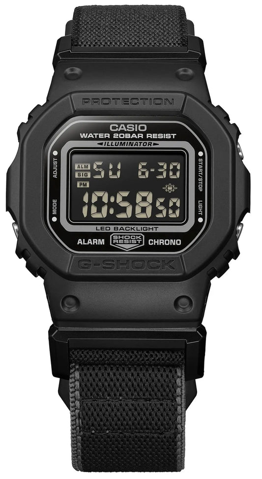 Casio DW-5600MNC-1ER G-Shock Black Fabric Strap