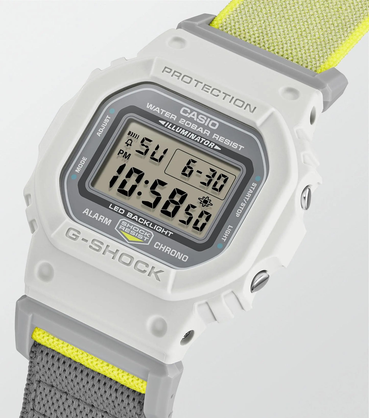 Casio DW-5600MNC-7A8ER G-Shock Grey Fabric Strap