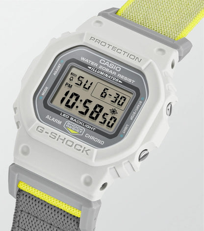 Casio DW-5600MNC-7A8ER G-Shock Grey Fabric Strap
