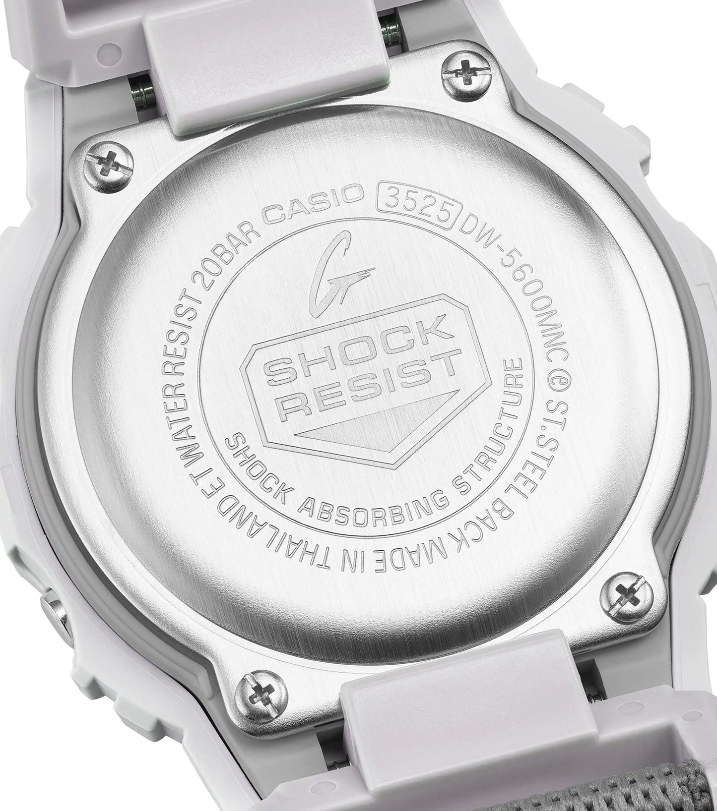 Casio DW-5600MNC-7A8ER G-Shock Grey Fabric Strap