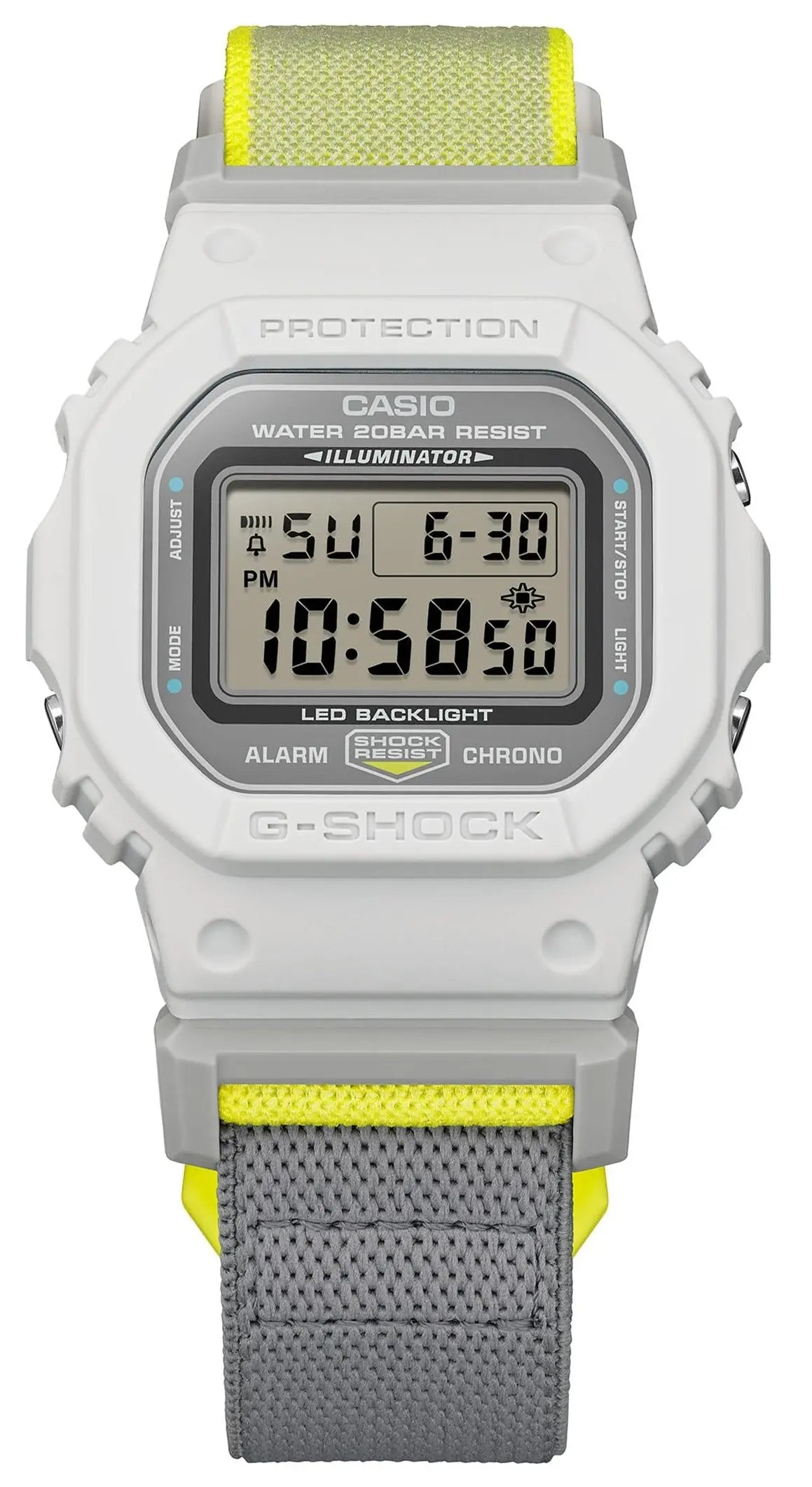 Casio DW-5600MNC-7A8ER G-Shock Grey Fabric Strap