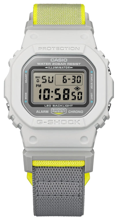 Casio DW-5600MNC-7A8ER G-Shock Grey Fabric Strap