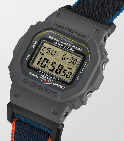 Casio DW-5600MNC-8A2ER G-Shock Blue Fabric Strap