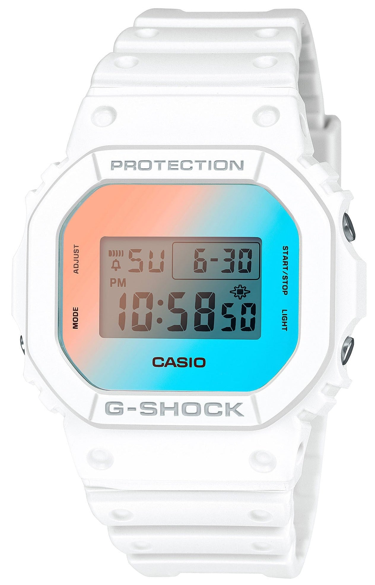 Casio DW-5600TL-7ER G-Shock White Rubber Strap