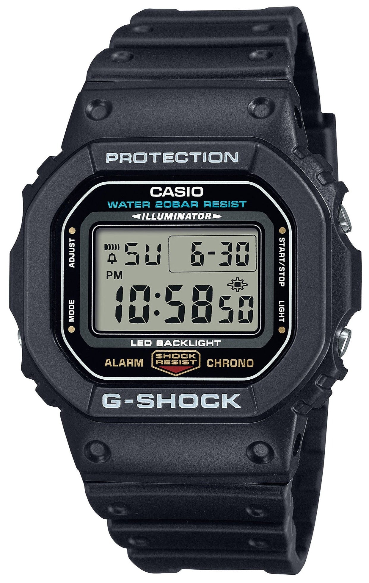 Casio DW-5600UE-1ER G-Shock Black Rubber Strap