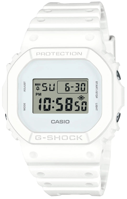 Casio DW-5600WW-7ER G-Shock White Rubber Strap