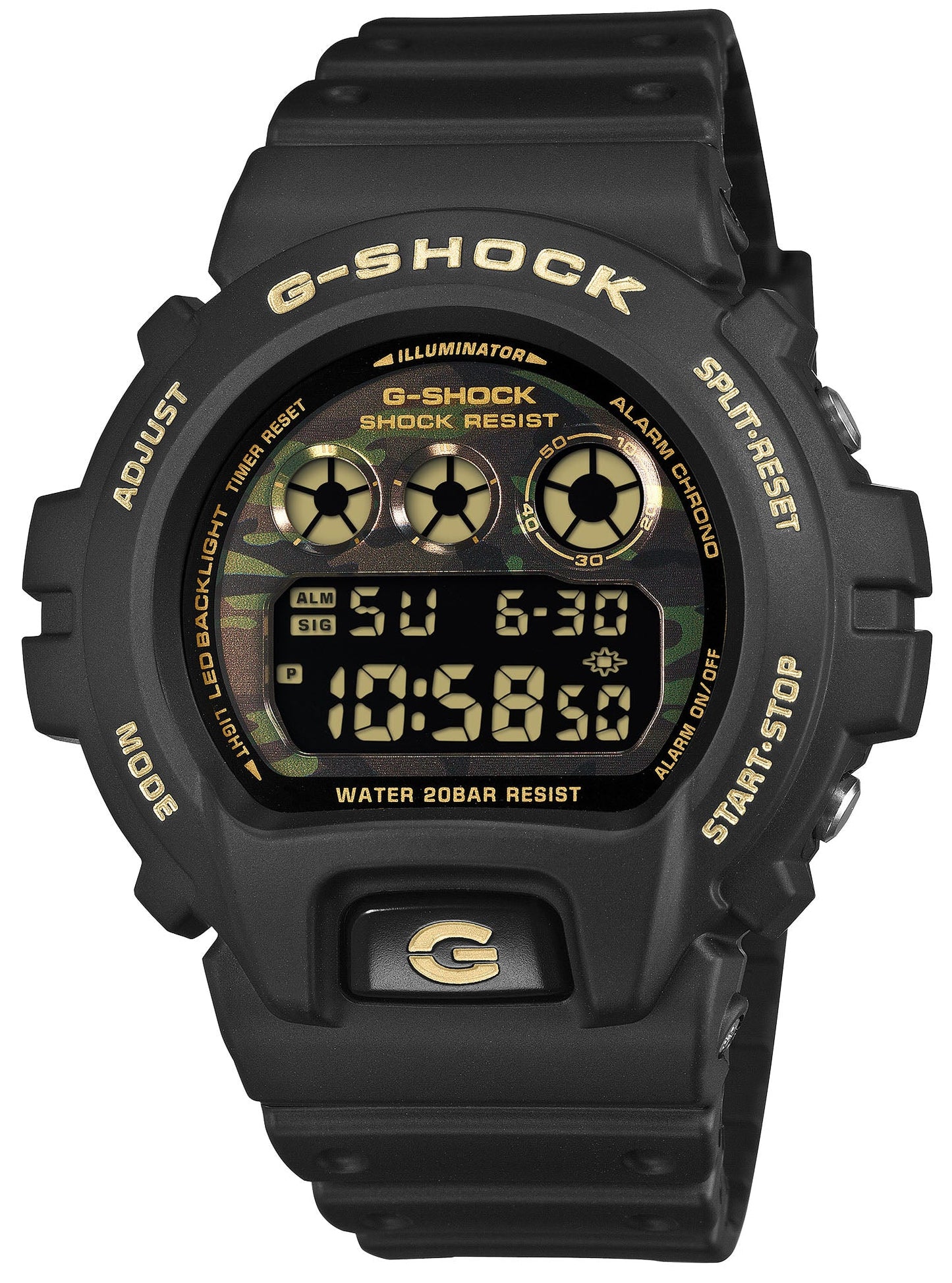 Casio DW-6900CF-1ER G-Shock Black Rubber Strap