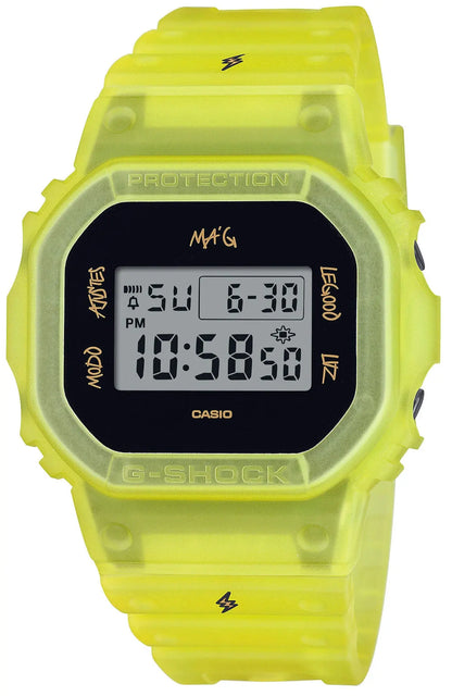 Casio DWE-5600JB-1A9ER J Balvin G-Shock Yellow Rubber Strap