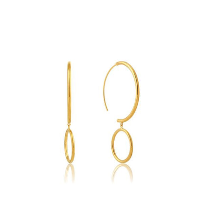 SC036-3M Butterfly Earrings in Gold Plated Silver