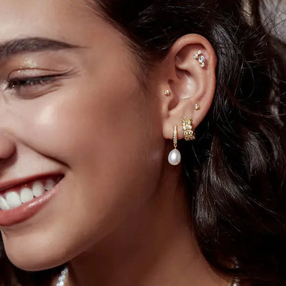 SC036-3M Butterfly Earrings in Gold Plated Silver