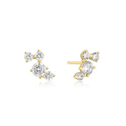 SC036-3M Butterfly Earrings in Gold Plated Silver