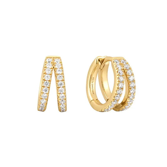 SC036-3M Butterfly Earrings in Gold Plated Silver