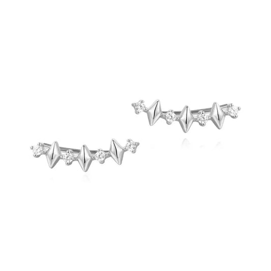 SC036-3M Butterfly Earrings in Gold Plated Silver