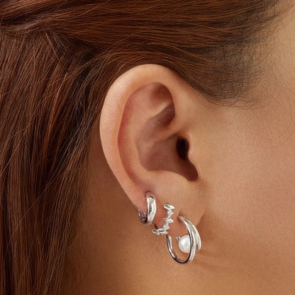 SC036-3M Butterfly Earrings in Gold Plated Silver