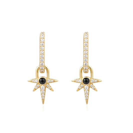 SC036-3M Butterfly Earrings in Gold Plated Silver