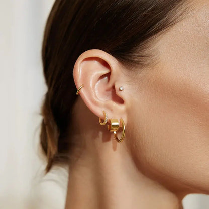 SC036-3M Butterfly Earrings in Gold Plated Silver